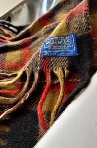 Vintage Pendleton Robe in a Bag Stadium wool blanket, Cushion, case - Picture 1 of 15