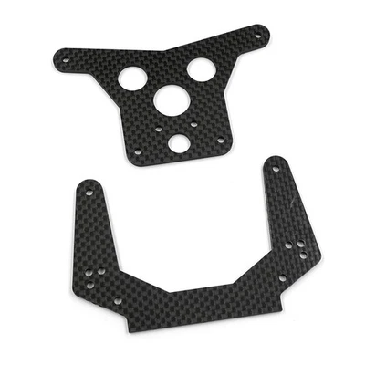 Yeah Racing Graphite Front & Rear Shock Tower For TeamAssociated RC10#TARC-007BK - Image 1 of 4