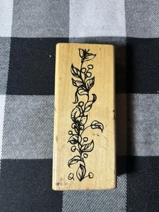 Sello de goma con borde de vid - diseño Whipper Snapper mediano sin usar - Imagen 1 de 6
