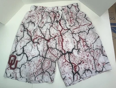 Dyme Lyfe University of Oklahoma Sooners Men's Shorts XL Color Splatter - Image 1 of 4