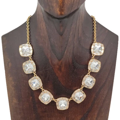 Kate Spade On The Town Crystal Collar Statement Necklace - Image 1 of 4