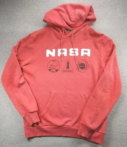 Primark Herren Lachs Rosa Herren NASA Grafik Hoodie Größe Large - Bild 1 von 21