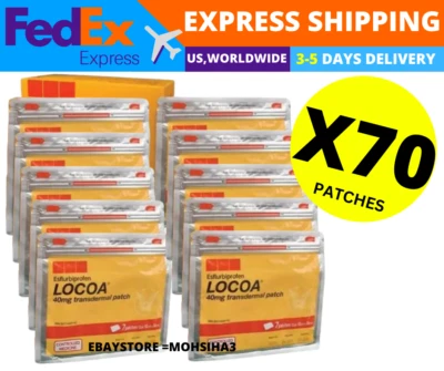 70 Patches Locoa Transdermal | 7 patches/pack DHL EXPRESS - Image 1 of 4