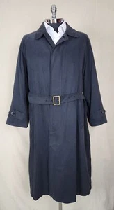 NAUTICA Mens Microfiber Nylon Poly Trench Long Coat w/ Zip-Out Liner size 42 S - Picture 1 of 11