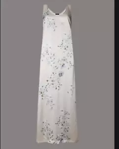 VESTIDO DE CAMBIO FLORAL DE SEDA PURA MEZCLA DE SEDA PURA AUTÓGRAFO M&S - Imagen 1 de 4