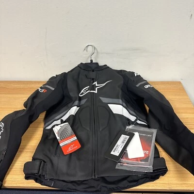 Alpinestars T-GP Plus R V3 Jacket Black/Gray/White US 48 / EU 58 3100520-102-58 - Image 1 of 4