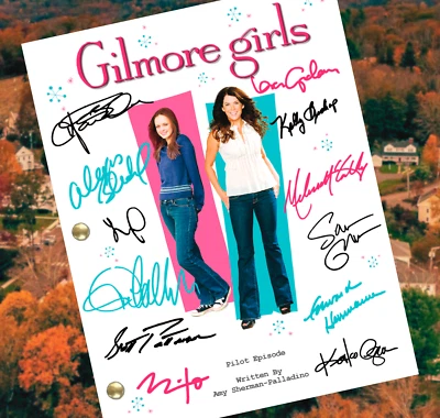 Gilmore Girls Pilot Script Signed- Autograph Reprints- 75 Pages & Signed Cover - Image 1 of 4