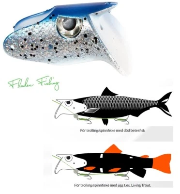 Faceit - für Naturköder, Köderhalter, Jigkopf - für Hecht,... Heibutt - Bild 1 von 4