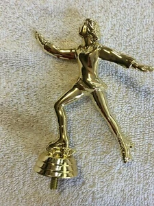5 Girl Roller Skater ~ Trophy Toppers ~ Woman Speed Skaters ~ 5" ~ NEW - Picture 1 of 5