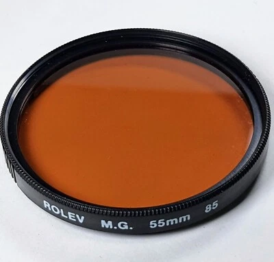 55mm 85A 85-A 85 A Color Conversion German magi Glass Lens Filter 55 mm E55 USA - Image 1 of 4