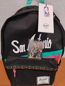 🔥RARE! NBA Herschel San Antonio Spurs Fiesta Backpack + VICTOR WEMBANYAMA RC!🔥 - Picture 1 of 5