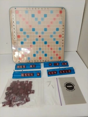 Vintage 1966 Scrabble Deluxe Edition Red Tiles Spinning Board - Image 1 of 4
