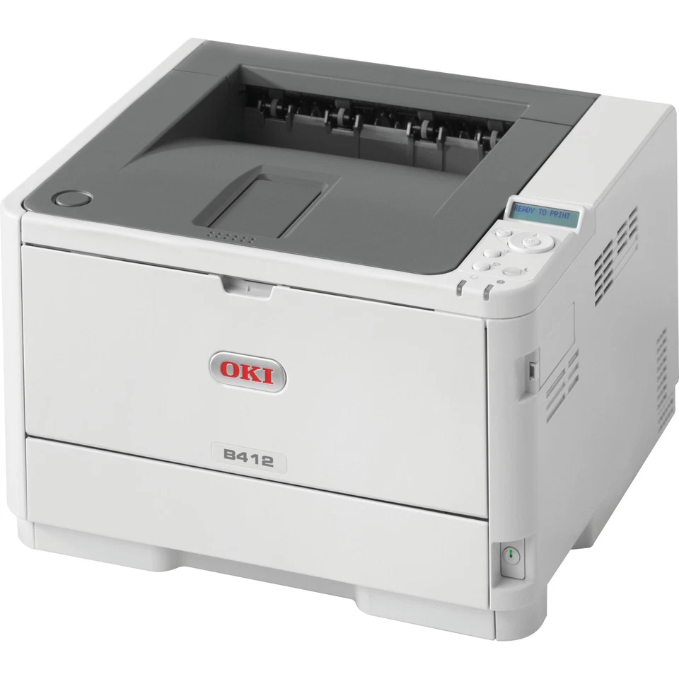 OKI B412dn, LED-Drucker, hellgrau - Bild 1 von 1