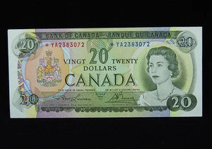 1969 $20 Bank of Canada Banknote *YA 2383072 Lawson Bouey Replacement Bill EF-AU - Picture 1 of 21
