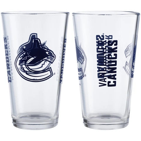 Vancouver Canucks Two-Pack 16oz. Pint Glass Set Cover