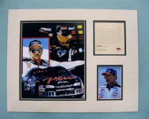 1998 DALE EARNHART SR #3 Nascar 11x14 MATTED Kelly Russell Lithograph Print - Picture 1 of 1