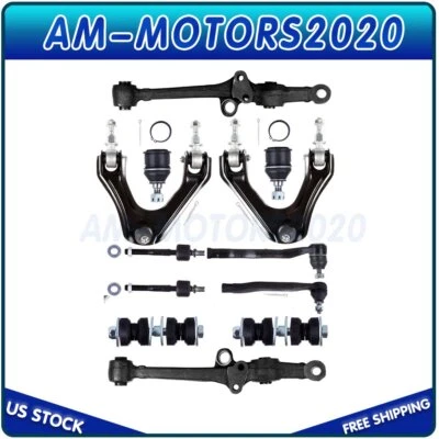 Front Suspension 12 Pieces Fit For 1997 1998 1999 Acura Cl Ball Joint Tie ROd - Imagem 1 de 4