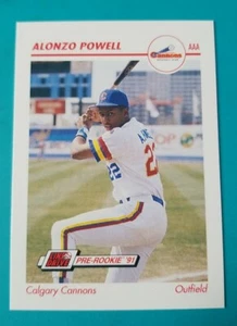 1991 Line Drive AAA #69 Alonzo Powell - Calgary Cannons  - Picture 1 of 2