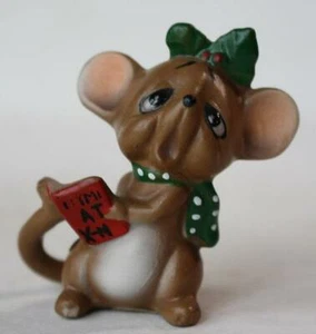 Figura Josef Originals Villancicos de Navidad Arco Ratón Serie Pueblo Cerámica --- - Imagen 1 de 1