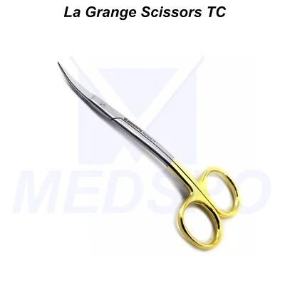 Dental Lagrange Scissors TC Surgical Operating Tissue Suture Trimming Shears CE - Image 1 of 4