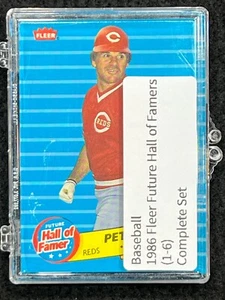 1986 Fleer Baseball Future Hall of Famers Komplettsatz (6) Ryan/Rose/Jackson - Bild 1 von 13