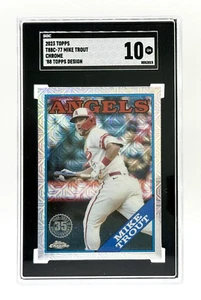 SGC 10 2023 Topps Chrome 88 Design Mike Trout Los Angeles Angels - Picture 1 of 2