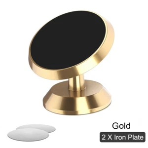 Universal 360° Magnetic Car Holder Mount Stand For Mobile Phone iPhone Samsung - Picture 1 of 30