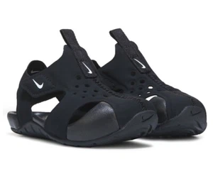 New Nike Kids' Sunray Protect 2 Sandal Toddler Boys Sandals Size 8 c Black NWT - Picture 1 of 5