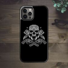 Skull And Roses CrossBones - Case for iPhone 14 13 12 11 Pro Max SE XS XR X 7 8