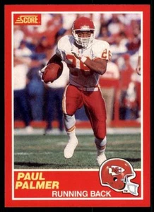 1989 SCORE. PAUL PALMER . KANSAS CITY CHIEFS #175 - Picture 1 of 2