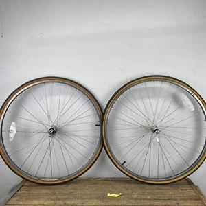 Set ruote vintage Ukai 27 Sansin 36 fori 126 Fuji 126 lega stradale ricambio QR - Foto 1 di 21