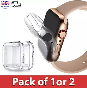 Case For Apple Watch Series 9 8 7 6 5 4 3 SE iWatch Screen Protector 360° Cover - Picture 1 of 9