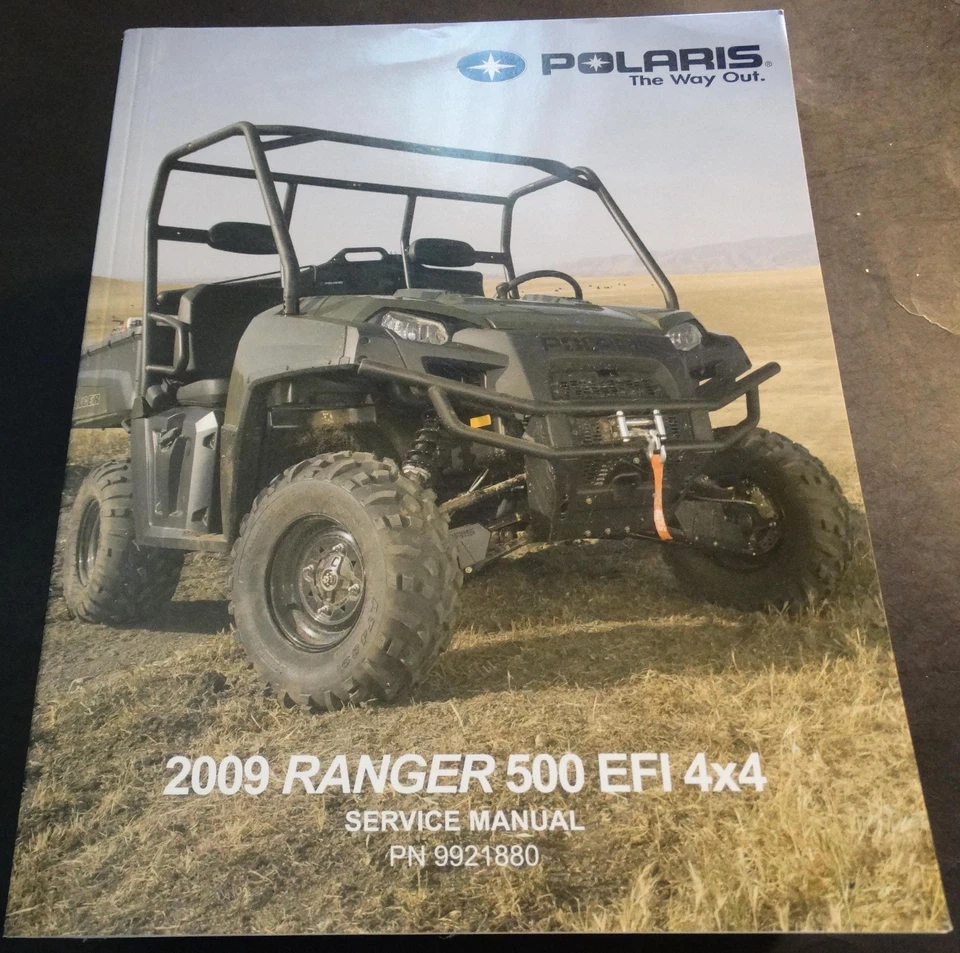 Polaris ATV Ranger 500 EFI 2009 4x4 manual de servicio P/N 9920851 (999) Foto 1 de 1