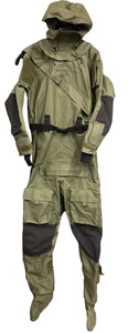 Typhoon Immersion Suit British Military Drysuit Goretex SF RM Issue Olive - Picture 1 of 11