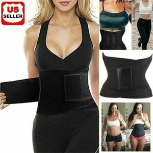 HOT Best Waist Trainer for women Sauna Sweat Thermo Yoga Sport Shaper Belt Slim - Picture 1 of 8