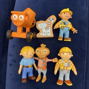 Bob The Builder Toys Inc Diecast Figures Wendy Spud Dizzy Rare Wood Pilchard - Picture 1 of 16