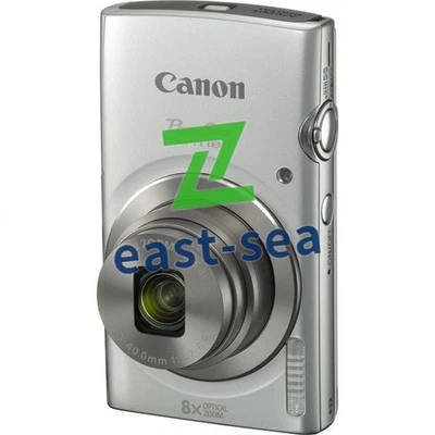Canon PowerShot ELPH 180 HS / Canon IXUS 175 20MP Digital Camera Sliver 85% New - Image 1 of 4
