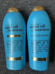 OGX Shampoo & Conditioner Renewing + Argan Oil Of Morocco 25,4 Fl. oz 750 ml, je - Bild 1 von 2