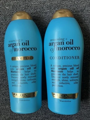 OGX Shampoo & Conditioner Renewing+Argan Oil Of Morocco 25.4 fl. oz 750 ml, Each - Image 1 of 2