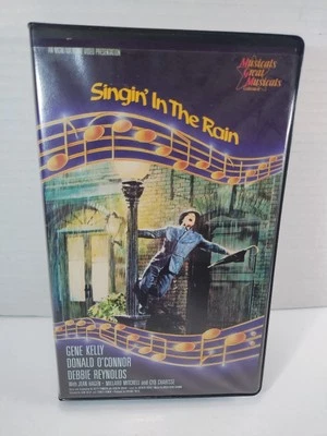 Singing In The Rain VHS - Rare 1986 MGM Musical Collection in Clamshell Case Vtg - Image 1 of 4