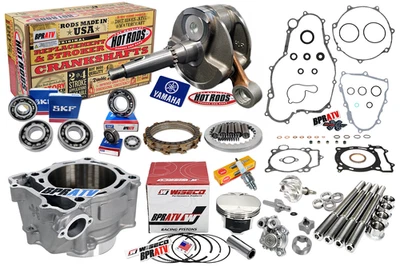 Yamaha YFZ 450 500cc Stroker Big Bore Kit Hot Rods +4mm Crank 98mm Wiseco Piston - Image 1 of 4