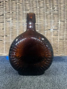 Vintage Anchor Hocking Amber Glass Sun-Glory Bottle - Picture 1 of 5