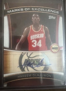 2025 Topps Basketball Marks Of Excellence Hakeem Olajuwon Auto - Picture 1 of 2