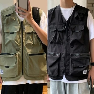 Stylish Sleeveless Waistcoat for Men with Functional Pockets in Summer - Picture 1 of 45