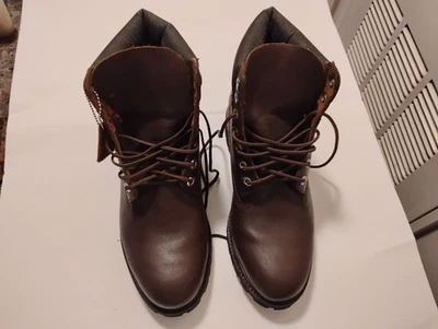 Timberland botas hombre talla 11 usadas, pintadas a medida, marrón chocolate Foto 1 de 4