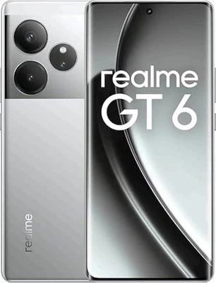 realme GT 6 5G 8gb 256gb Fluid Silver Indian Global Version RMX3851