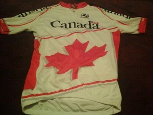 Giordana Canada Cycling Jersey Sz Small Biking Running - Picture 1 of 3