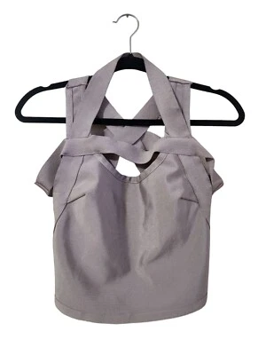 Женская ~ Wow Couture ~ лаванда толщиной эластичный с плеча верхняя рубашка размер маленький - Изображение 1 из 4