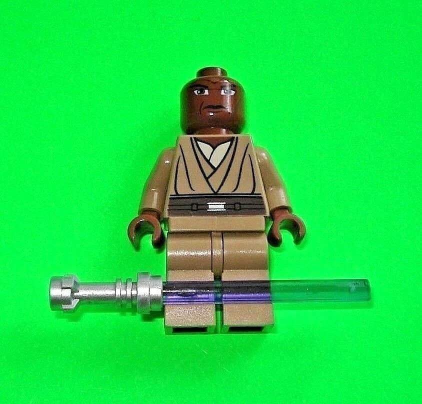 LEGO STAR WARS - MACE WINDU - JEDIME MASTER FIGURE FROM SET 7868 - 8019 =EXCELLENT! - Image 1 of 1