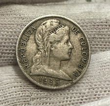 1938 COLOMBIA 5 CENTAVOS - FREE USA SHIPPING! B3386